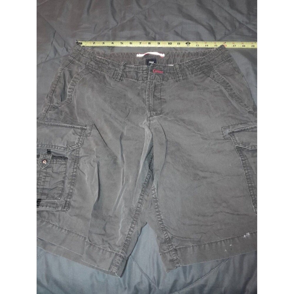 Y2K Distressed Gap Cargo Shorts
